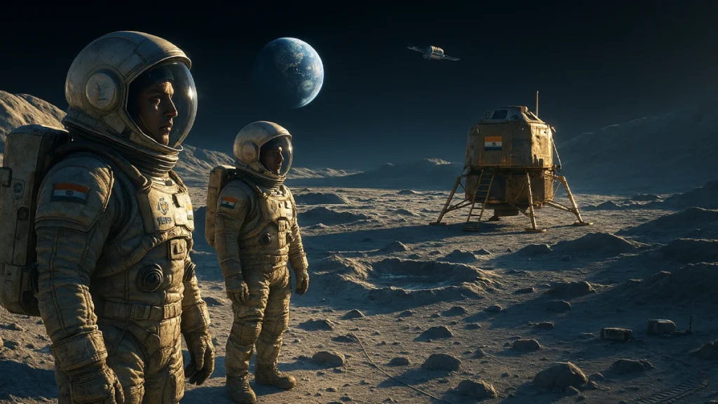 India plans to land astronauts on moon by 2040