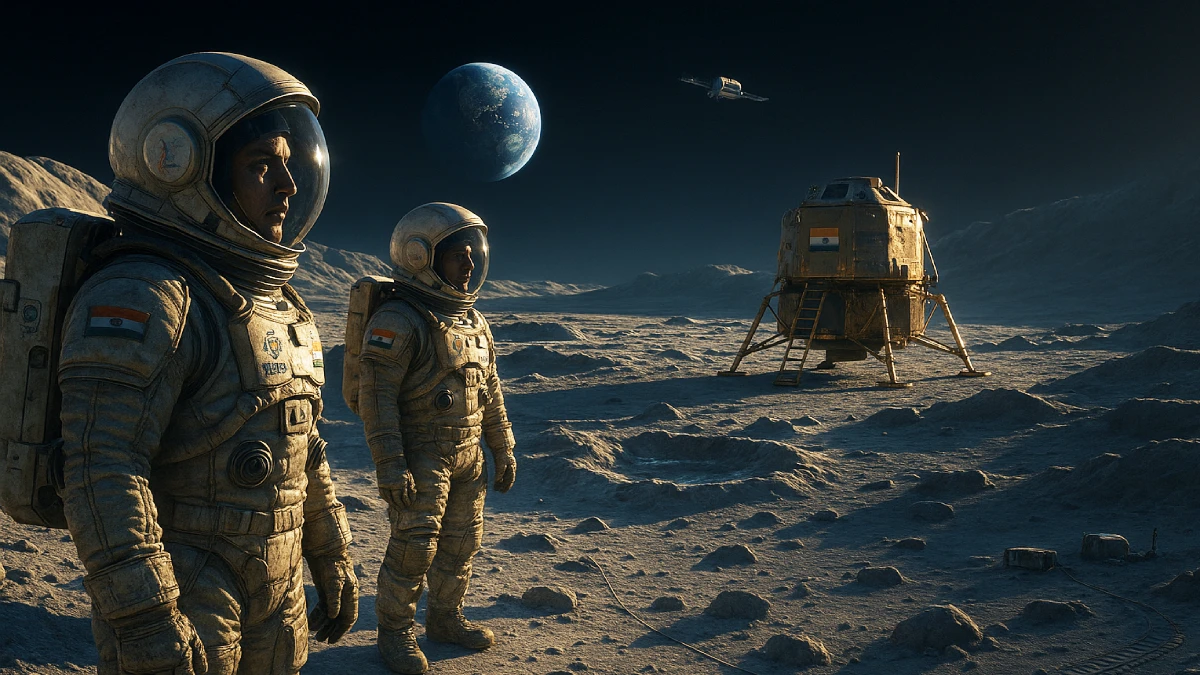 India plans to land astronauts on moon by 2040