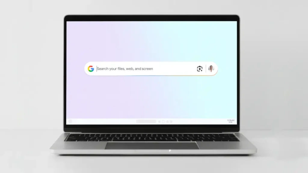 google ai desktop search with lens