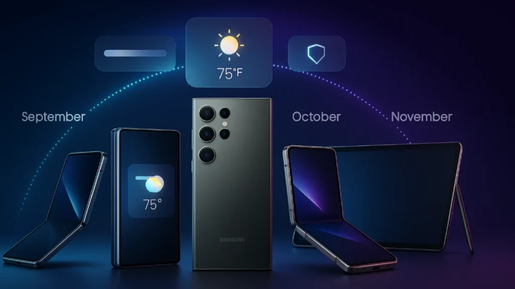 samsung One UI 8 release schedule revealed