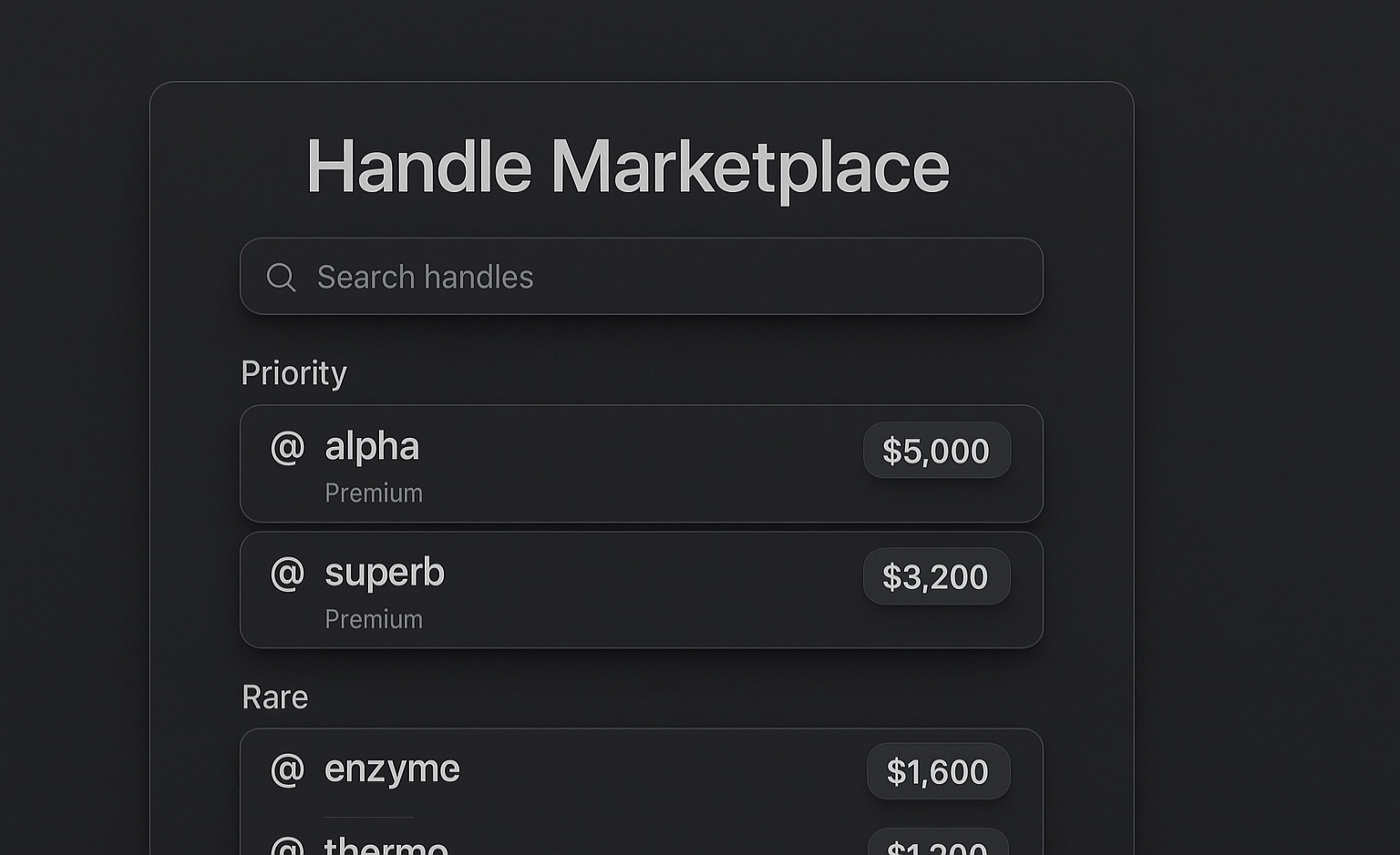 X is selling inactive usernames